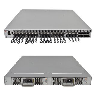 Brocade 6510 NA-6510-24-16G-R 80-1005552-06 16G FC Switch 36 akt. Ports + 36 x 16G mini GBICs