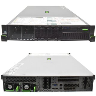 Fujitsu Primergy RX2540 M2 Server 2x E5-2690 v4 2.6GHz 384 GB PC4 8x SFF CP400i