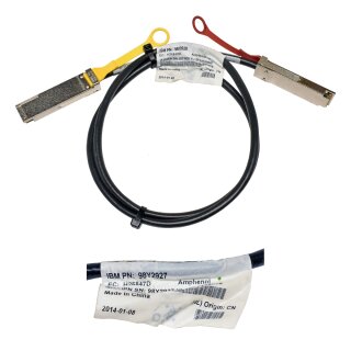 Datenkabel 1,2m QSFP+ Kabel IBM 98Y2928 QSFP+ - QSFP+