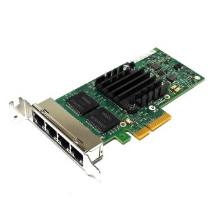 Intel i340-T4 4-Port PCIe x4 Gigabit Ethernet Netzwerkkarte E1G44HTBLK LP