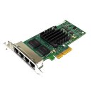 Intel i340-T4 4-Port PCIe x4 Gigabit Ethernet Netzwerkkarte E1G44HTBLK LP