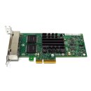 Intel i340-T4 4-Port PCIe x4 Gigabit Ethernet Netzwerkkarte E1G44HTBLK LP