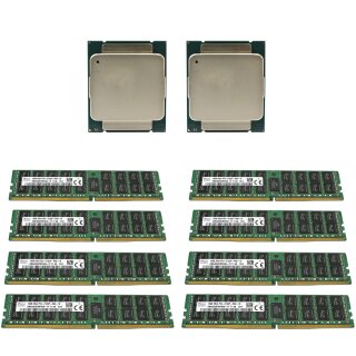 128GB +2 CPU E5-2618L V3 Samsung 4x32GB  PC4-2133P DDR4 RAM SR200