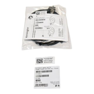 Dell Kensington N17 Keyed Laptop Lock for Wedge-Shaped Lock Slots 07TCGM 7TCGM !! Neuwertig !!