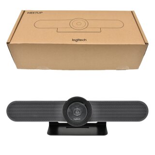 Logitech MeetUp 4K all-in-one video conference kit 960-001102 schwarz Neuwertig ohne Zubehörkartonagen und Wandhalterung