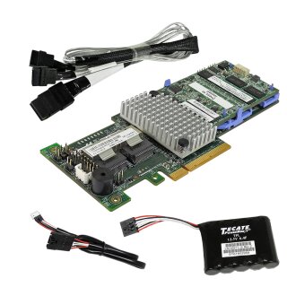 IBM ServeRAID M5110 6 Gb RAID Controller L3-25422-61001 00VM235 +BBU +Kabel