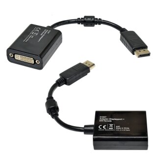 Delock 61847 Adapter Displayport - DVI-I (Dual link) female