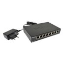 D-Link DGS-108 EGS108E 8-Port Gigabit Ethernet Switch + Netzteil