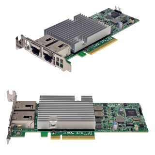 Supermicro AOC-STG-i2T Rev 2.00 Dual-Port 10GbE PCIe x8 Ethernet Network Adapter LP
