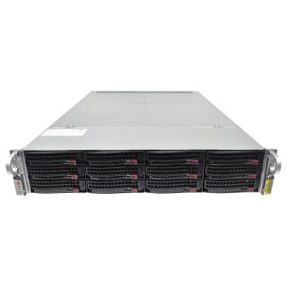 Supermicro CSE-829U 2U Rack Server Mainboard X10DRU-i+ ohne CPU 0GB RAM DDR4 12x LFF 3,5 ohne Controller