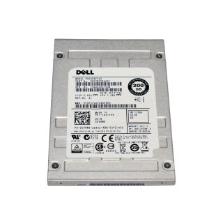 Dell 200GB SAS 12Gbps 2.5“ Solid State Drive (SSD) PX02SSF020 PN: 0CV6W8