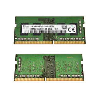 SK Hynix 4GB 1Rx16 PC4-2666V-SC0-11 HMA851S6CJR6N-VK SO-DIMM RAM Speicher