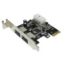 Ewent EMINENT 2-Port USB 3.0 Super Speed PCI-E x1...