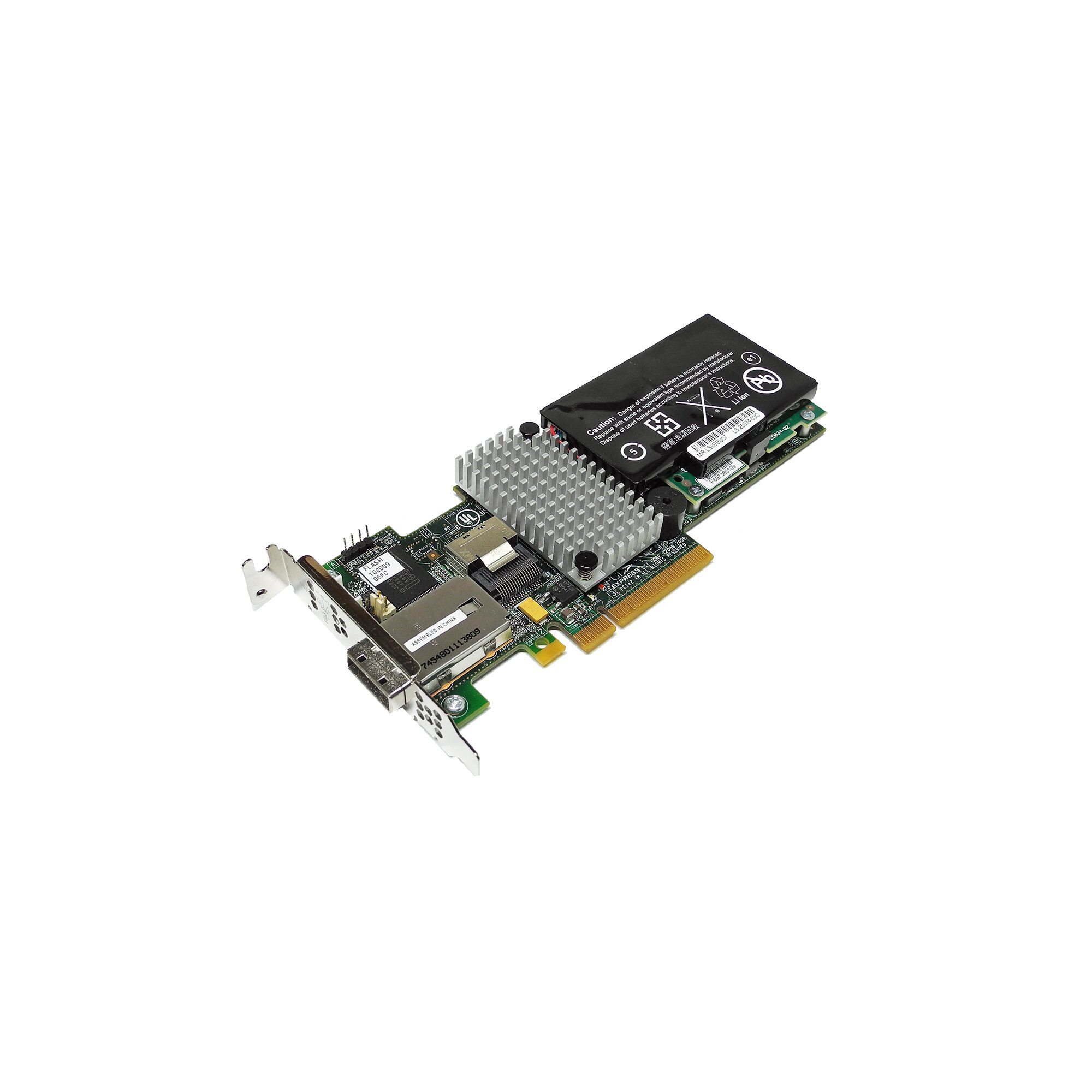thumbnail image 2 of LSI MegaRAID 8708EM2 SAS/SATA RAID Controller - 256MB, PCI-e, 8 Ports (Open Box) 2 of 6