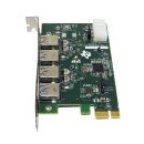 Texas Instruments TUSB7340 EVM 4-Port USB 3.0 Super Speed PCI-Express x1 Karte