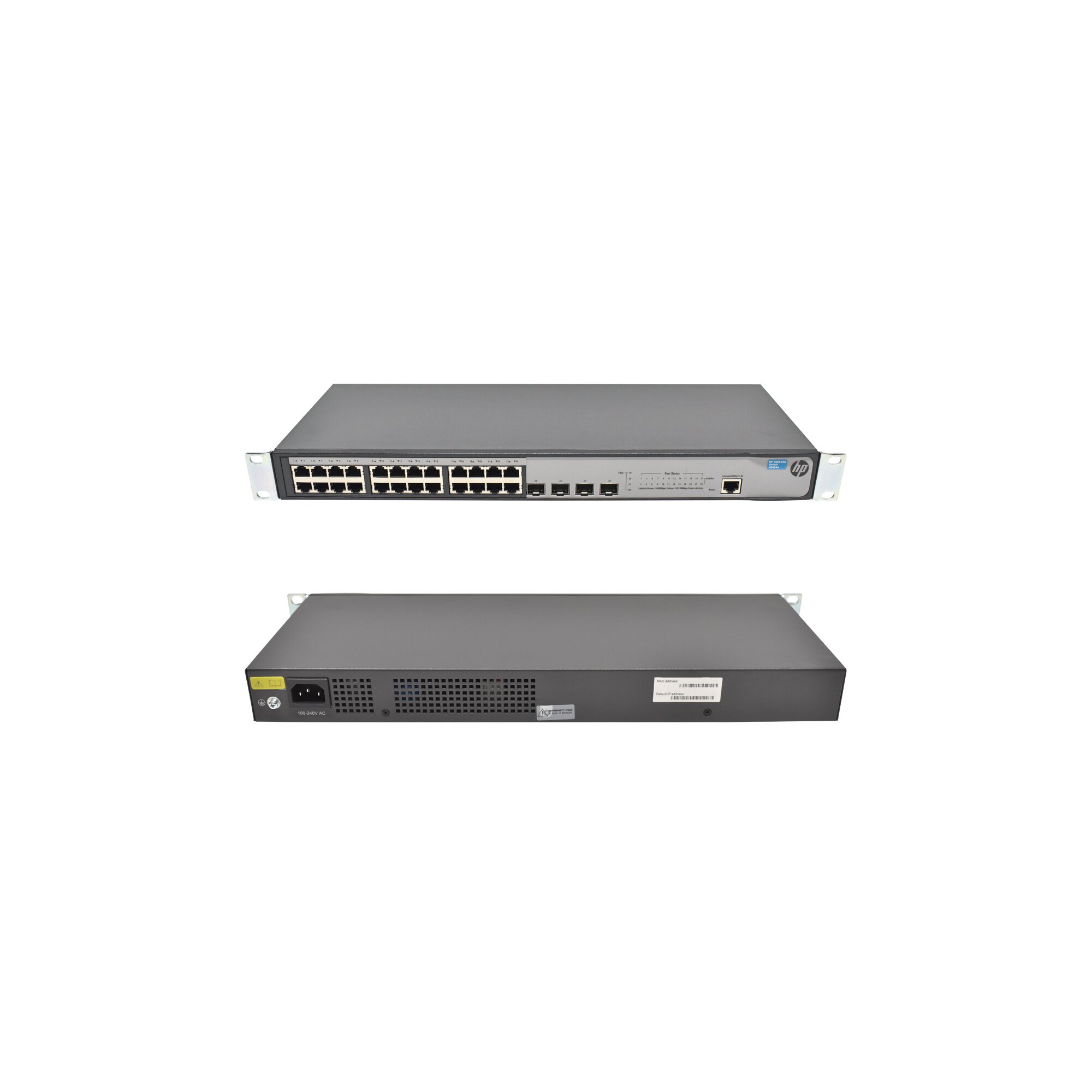 HP 1920-24G JG924A 24-Port Gigabit Ethernet Switch 4 x SFP - Piospartslap