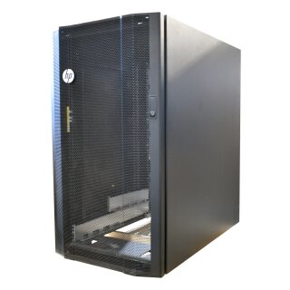 HP Rack Server Schrank 22U 22HE 19 Zoll Rollen Netzwerkschrank Schwarz 732563-001 G10