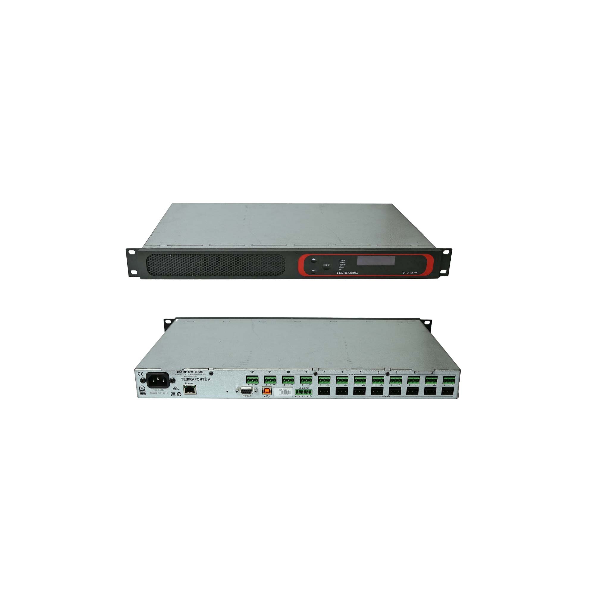 BIAMP Tesira Forte AI Digital Audio Server Piospartslap