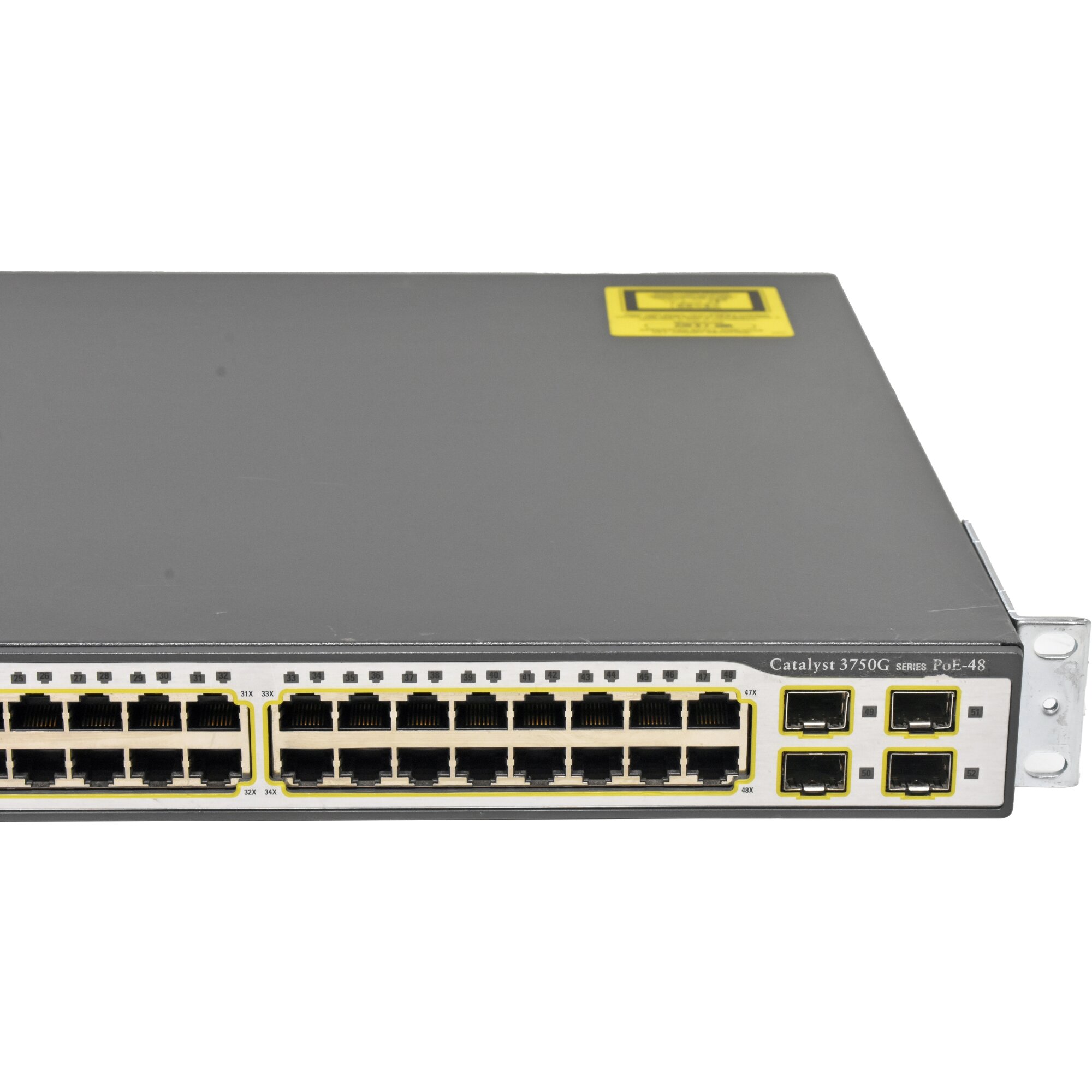 Cisco Catalyst WS-C3750G-48PS-S 48-Port PoE Stackable Gigabit Ethernet ...