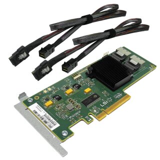 Oracle 7047852 LSI SAS9211-8i 6Gb PCIe x8 RAID Controller +2x SAS Kabel