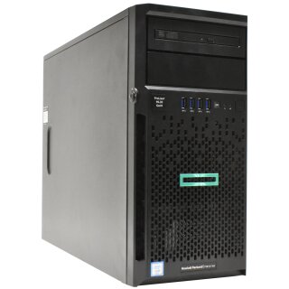 HP ProLiant ML30 Gen9 Tower Server Intel E3-1220 V5 3.00GHz CPU 8GB RAM 2xHDD 1 TB 4 Bay 3.5" + Grafikkarte