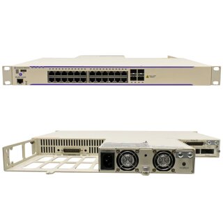 Alcatel-Lucent OmniSwitch 6850E-P24 Gigabit Ethernet Switch Stackable Switch System 24 Ports 10 / 100 / 1000 Base-T OS6850E-P24