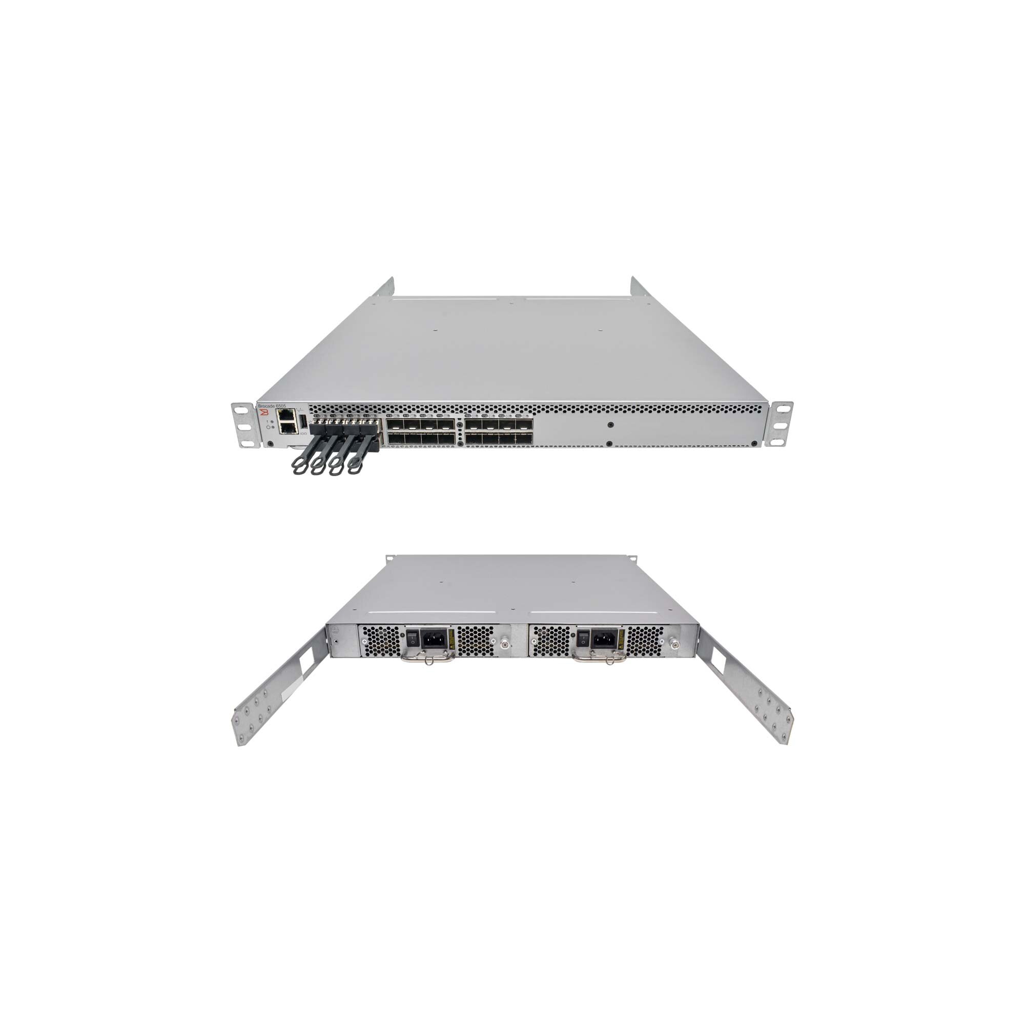 Brocade 6505 NA-6505-12-0R 80-1006113-06 SAN FC Switch 12