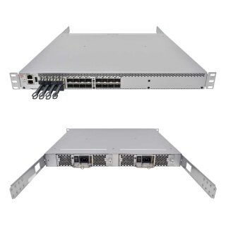 Brocade 6505 NA-6505-12-0R 80-1006113-06 SAN FC Switch 12 akt. Ports + 8 16G mini GBICs