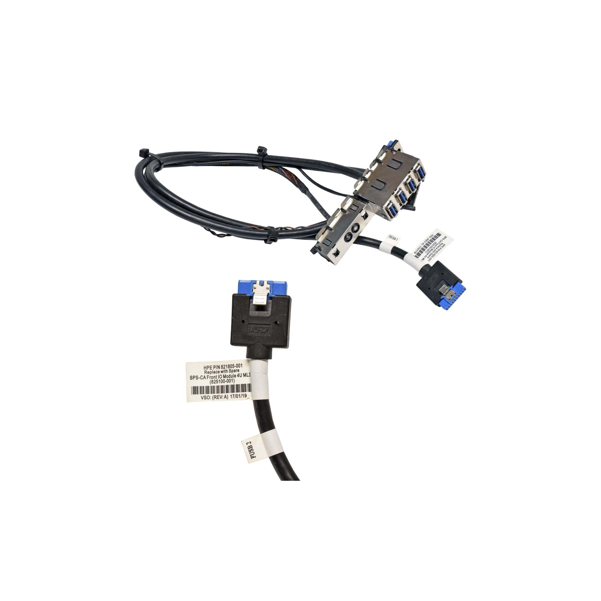 HP ProLiant ML30 Gen9 Front I/O Modul 821805-001 - Piospartslap