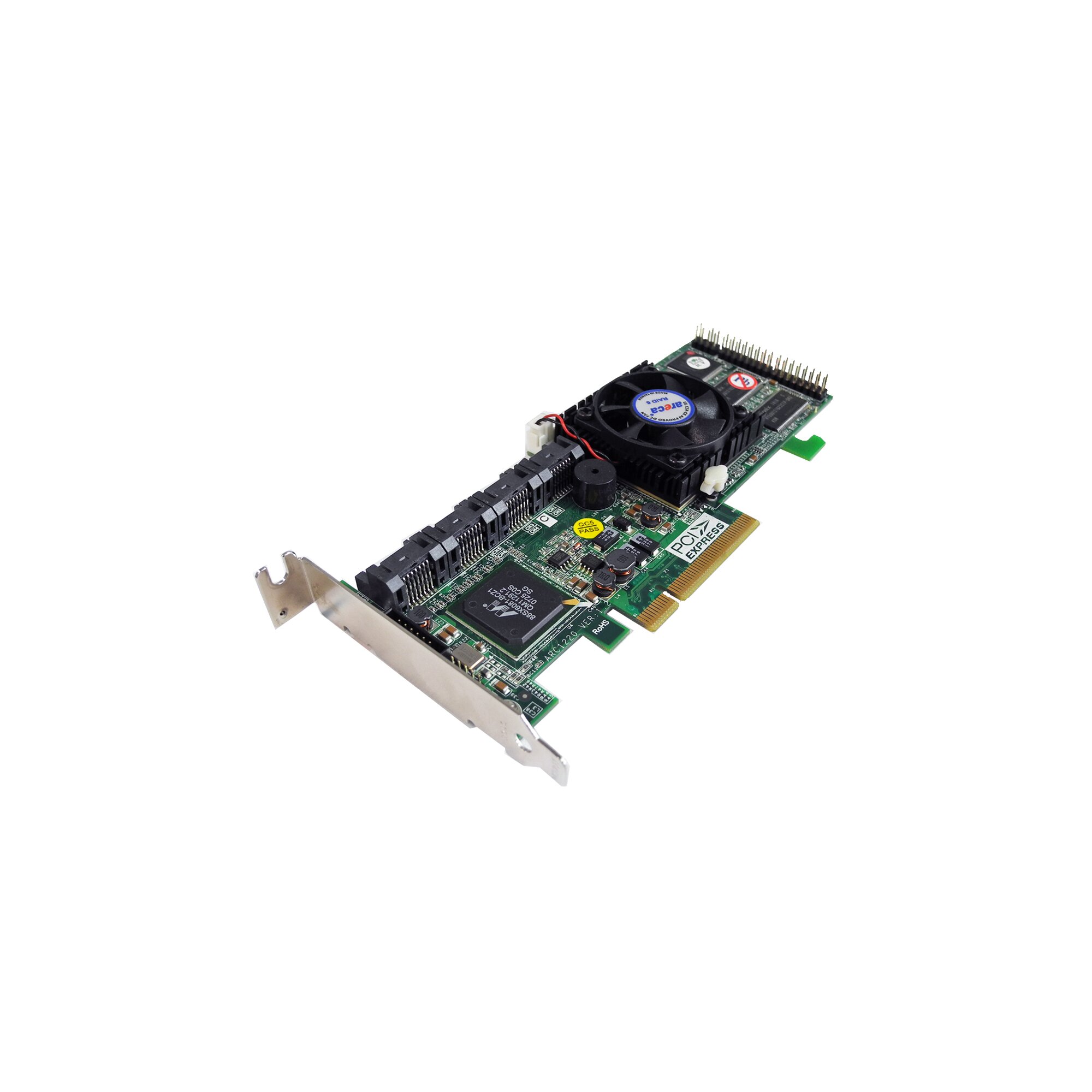 Areca ARC1220 QuadPort 3 Gb/s SATA RAID Controller PCIExpress x8 LP