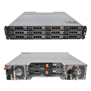 Dell PowerVault MD3400 FW08T 2U Storage Array 12x10TB HDD 2x 600W PSU 2x 12G-SAS-4 Controller