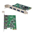 Inateck KT40005 4-Port USB-3.0 PCIe x1 Card