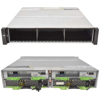 Fujitsu ETERNUS Storage DX1/200 S3 ETFEADU-L 24-Bay 2.5" SFF 2x12G Controller 2x PSU