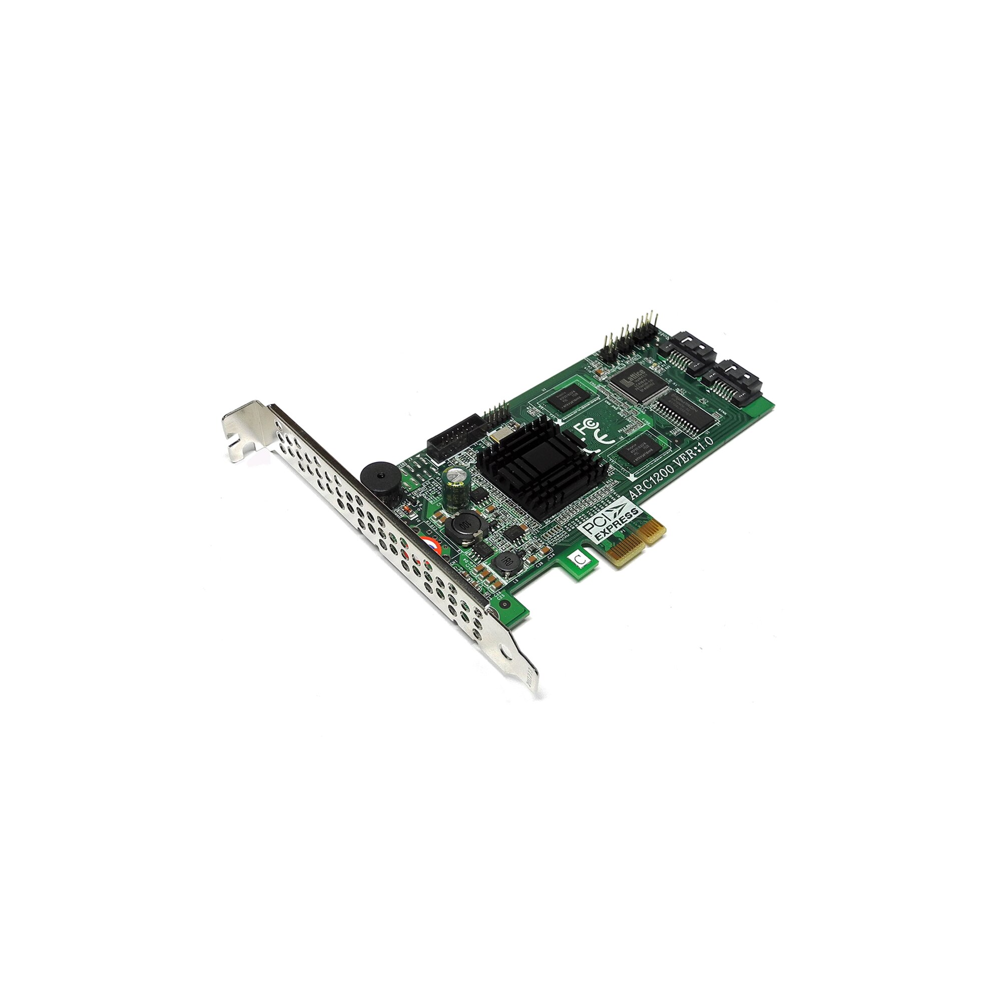 Areca ARC1200 DualPort 3 Gb/s SATA RAID Controller PCIExpress x1 FP