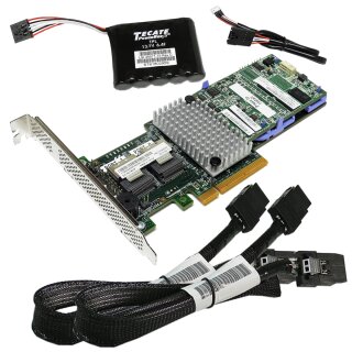 IBM ServeRAID M5110 6 Gb/s RAID Controller L3-25422-46A 00AE807 +BBU +2x Kabel