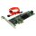 AMCC 3ware 9650SE-2LP SATA-RAID Controller + 2x SATA Kabel 700-3250-23B  FP