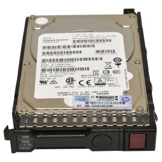 HP HDD 1.2 TB SAS Festplatte 2,5" 10K 12Gbs 781581-004 718292-001