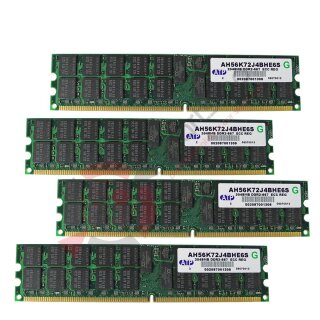 ATP AH56K72J4BHE6S 4x 2GB (8GB) 240-Pin DDR2-667 ECC REG Server Memory Module