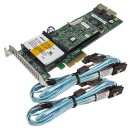 AMCC 3ware 9650SE-8LPML SATA RAID Controller 700-3260-20I + BBU +2x Kabel LP