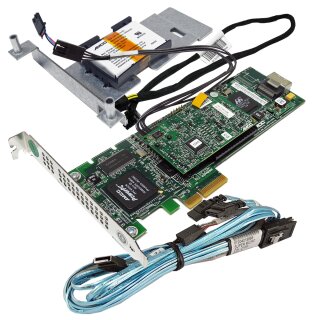 AMCC 3ware 9650SE-4LPML SATA-RAID Controller 700-3260-10D +BBU+Kabel