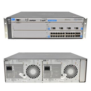 HP ProCurve 4204vl J8770A 3U Modular Switch + 4-Port Modul J8776A + 24-Port Modul J9033A