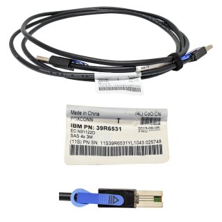 Datenkabel 3m 6G IBM Mini SAS Kabel 4x 39R6531 SFF-8088 - SFF-8088