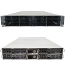 Supermicro Super Server CSE-827 2U 4x Node X8SIT-F 4x Kühle ohne CPU&RAM 12x LFF 3,5