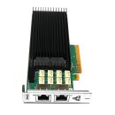 Silicom PE210G2BPI40-T-SD-BC7 Dual-Port 10GbE PCIe x8 Server Bypass Adapter LP