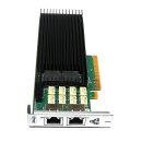 Silicom PE210G2BPI40-T-SD-BC7A Dual-Port 10GbE PCIe x8 Server Bypass Adapter LP