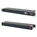 APC AP7820 metered Rack PDU Stromverteilungseinheit 1U 8...