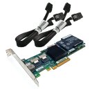 LSI MR SAS 8708EM2 3 Gb/s PCIe x8 RAID Controller +BBU +2x SAS Kabel FP
