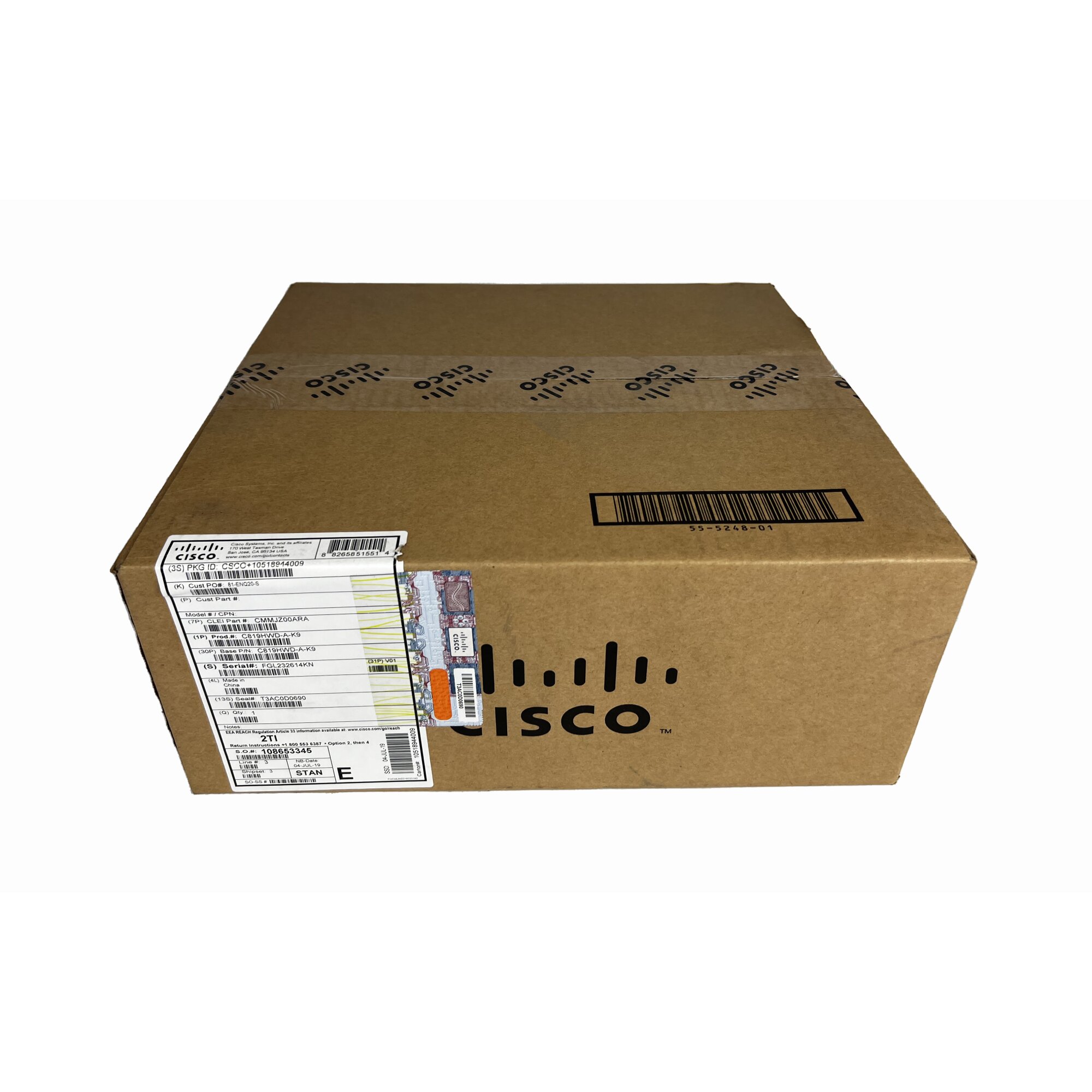 C9519 Router Cisco Router C819HWD-A-K9 Integrated Services with 3G and Wi-Fi Neu ...