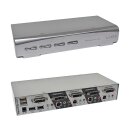 Lindy 39333 KVM Switch PRO USB 2.0 Audio DVI-I Dual Link...