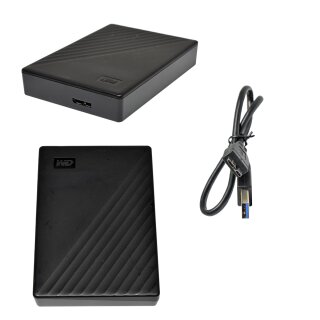 WD Western Digital My Passport WDBPKJ0050BBK 5TB 5G externe USB 3.0 2.5" HDD + Kabel